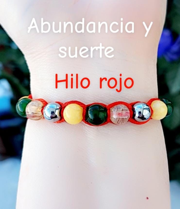 ABUNDANCIA Y SUERTE HILO ROJO