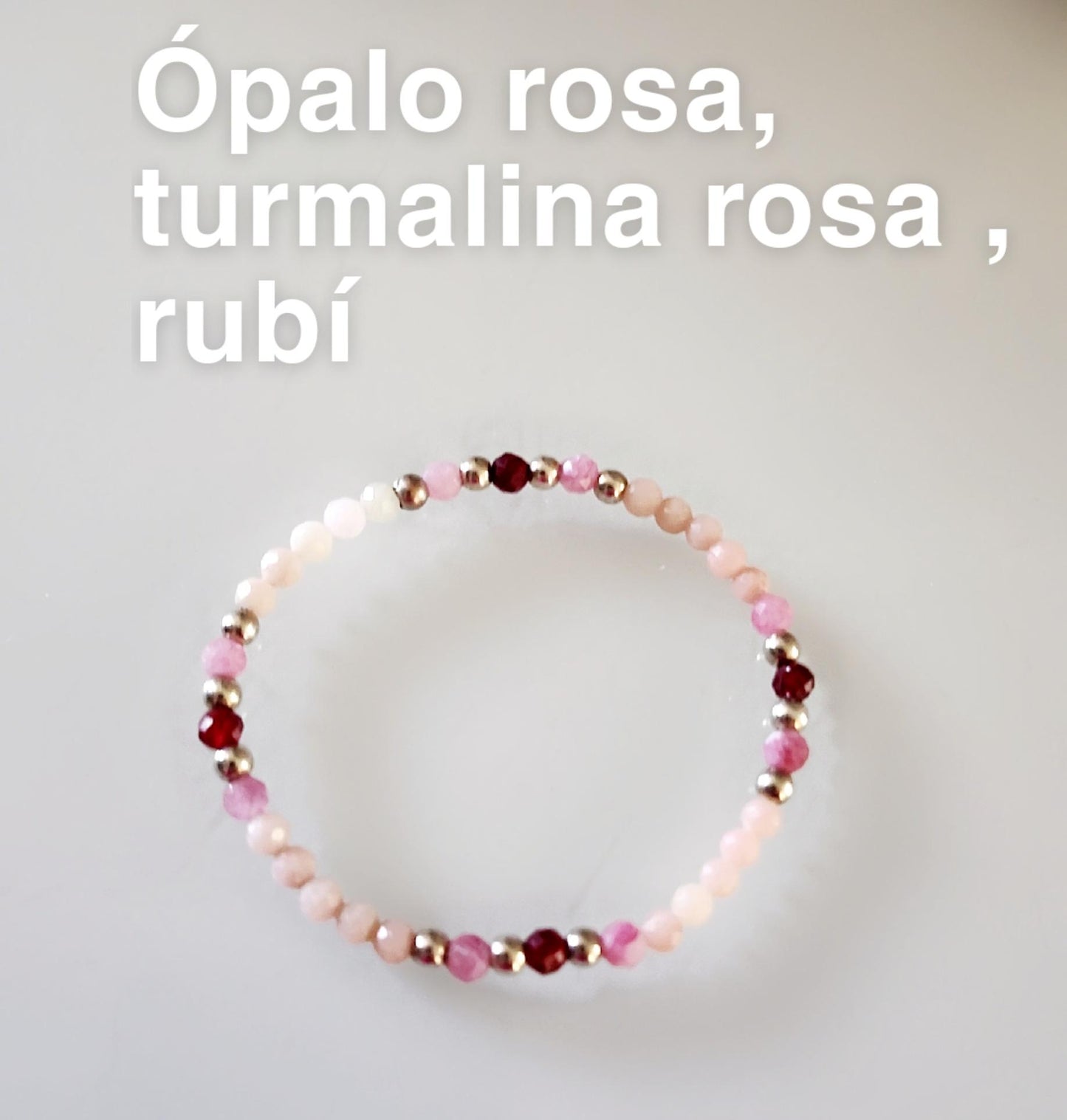 Turmalina Rosa y ópalo Rosa