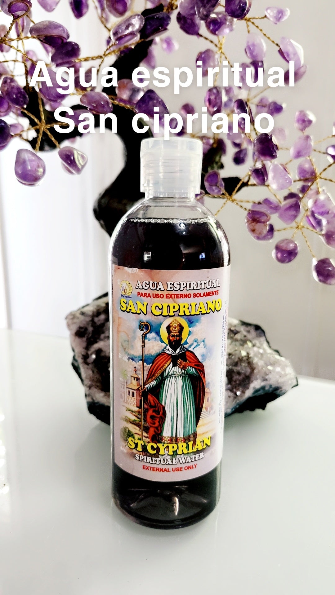 Agua espiritual san Cipriano