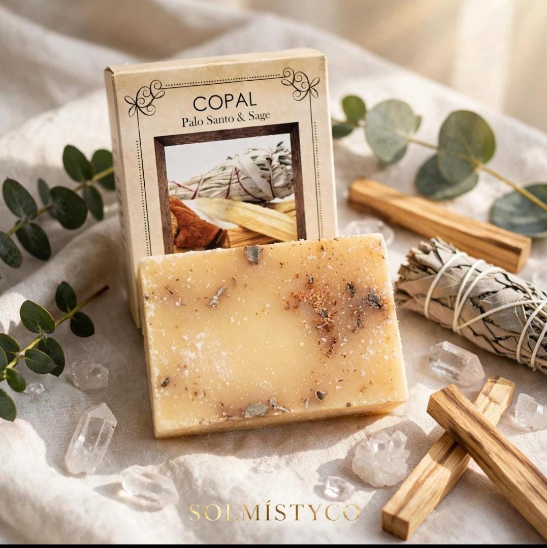 Artesanal copal ,palo santo y salvia limpieza