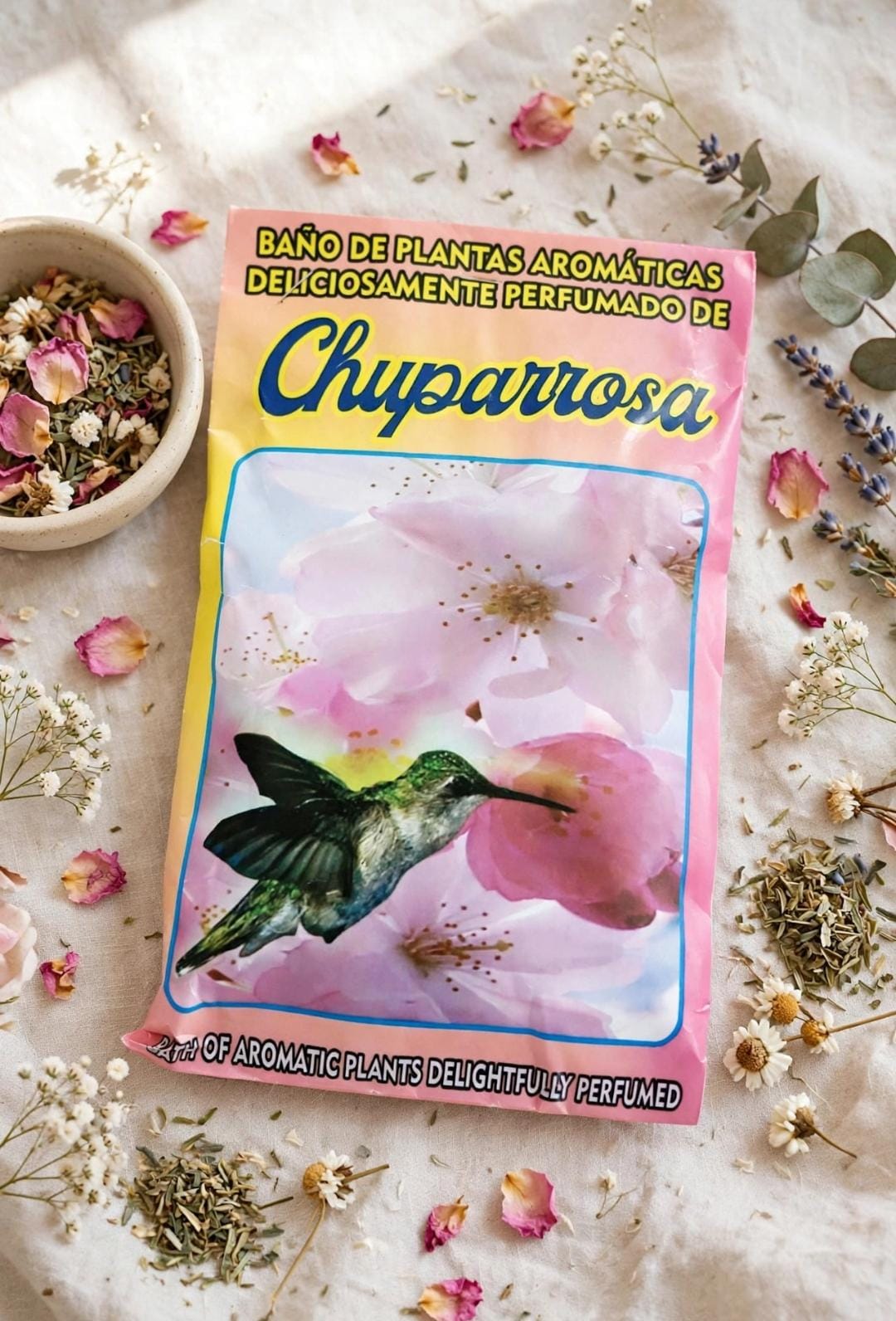 Baño endulzar chupa rosa