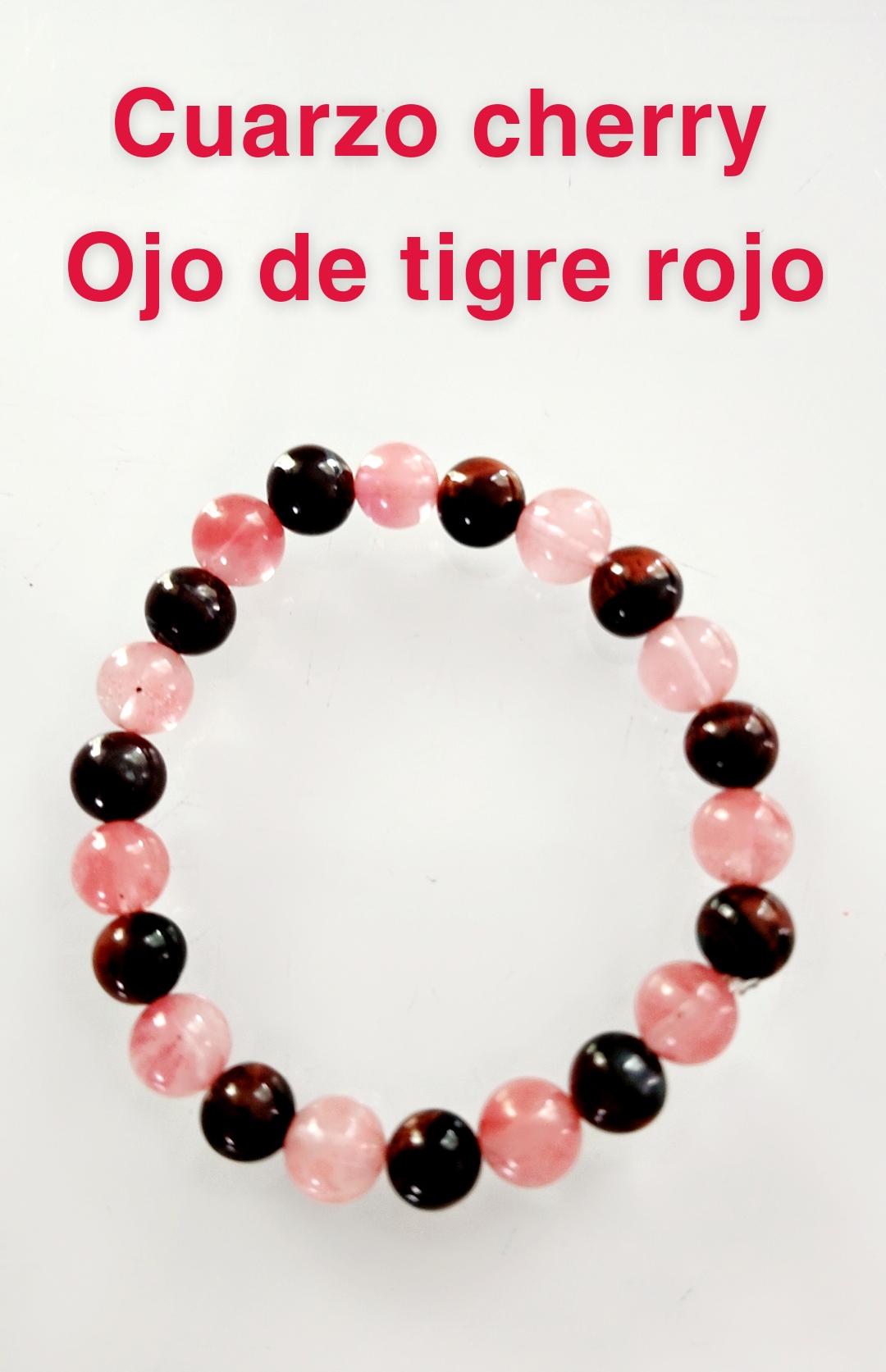 Cuarzo Cherry - Ojo de Tigre Rojo