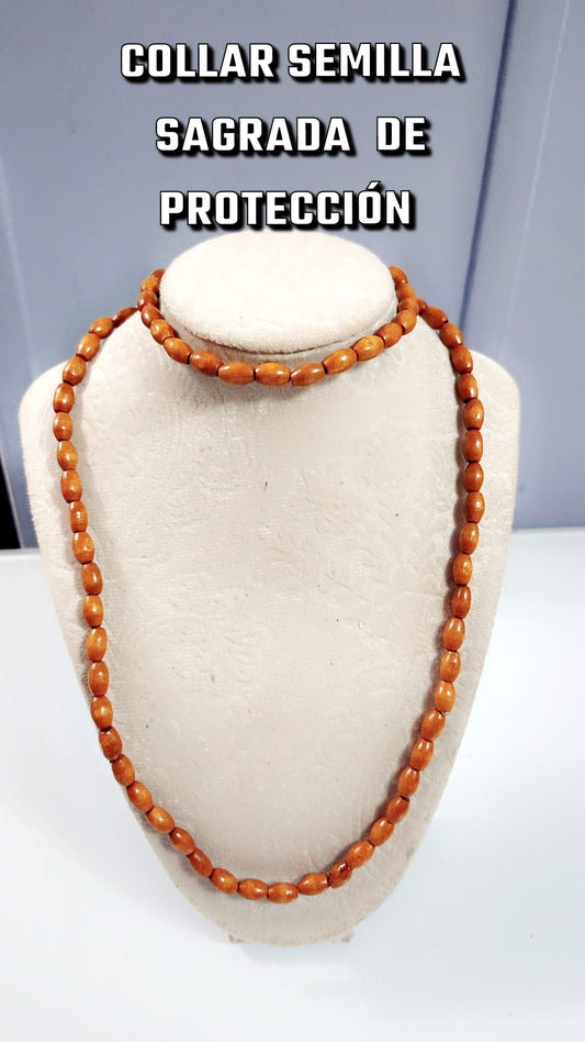 Collar semilla sagrada de protección