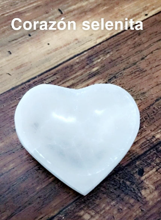 CORAZON SELENITA BLANCO