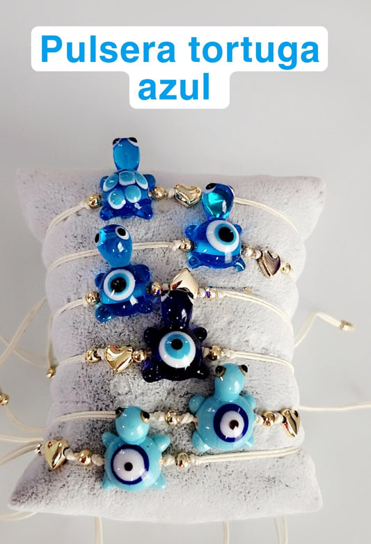 PULSERA TORTUGA AZUL