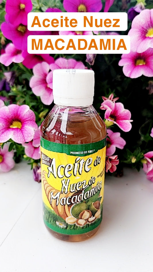 ACEITE NUEZ MACADAMIA PIEL DE PORCELANA.