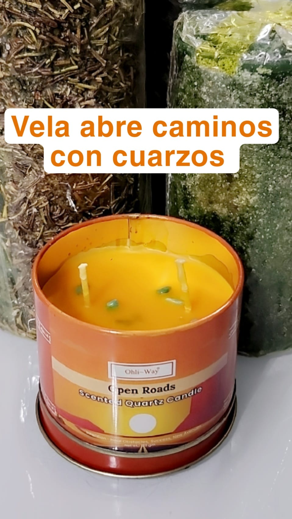 VELA ABRE CAMINOS CON CUARZOS