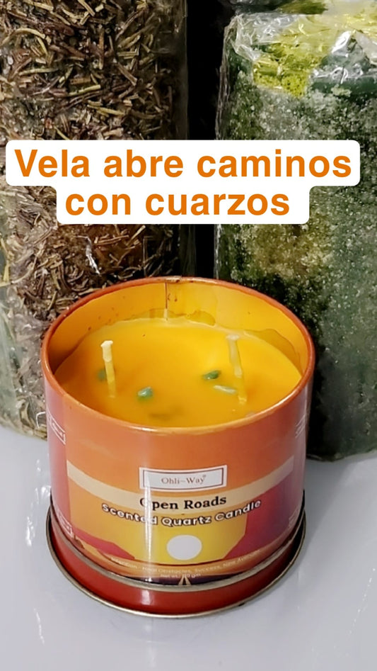 VELA ABRE CAMINOS CON CUARZOS