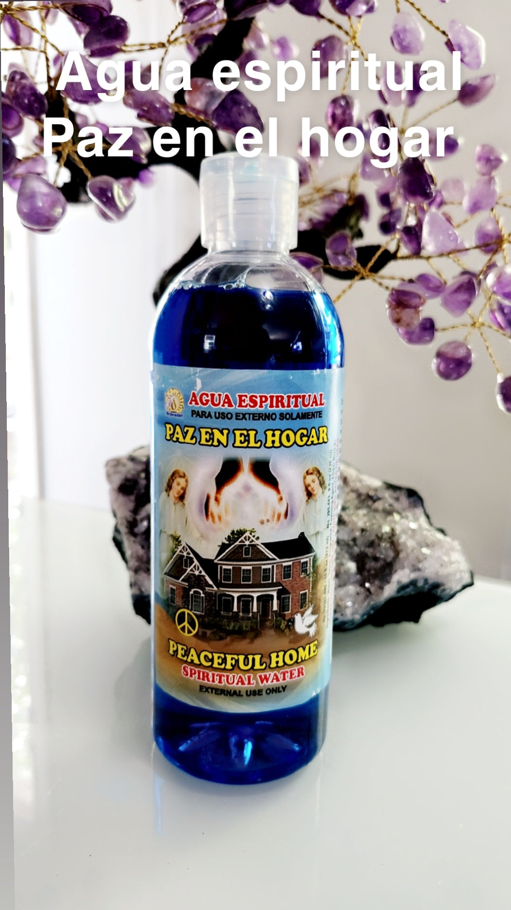 Agua espiritual paz en el hogar