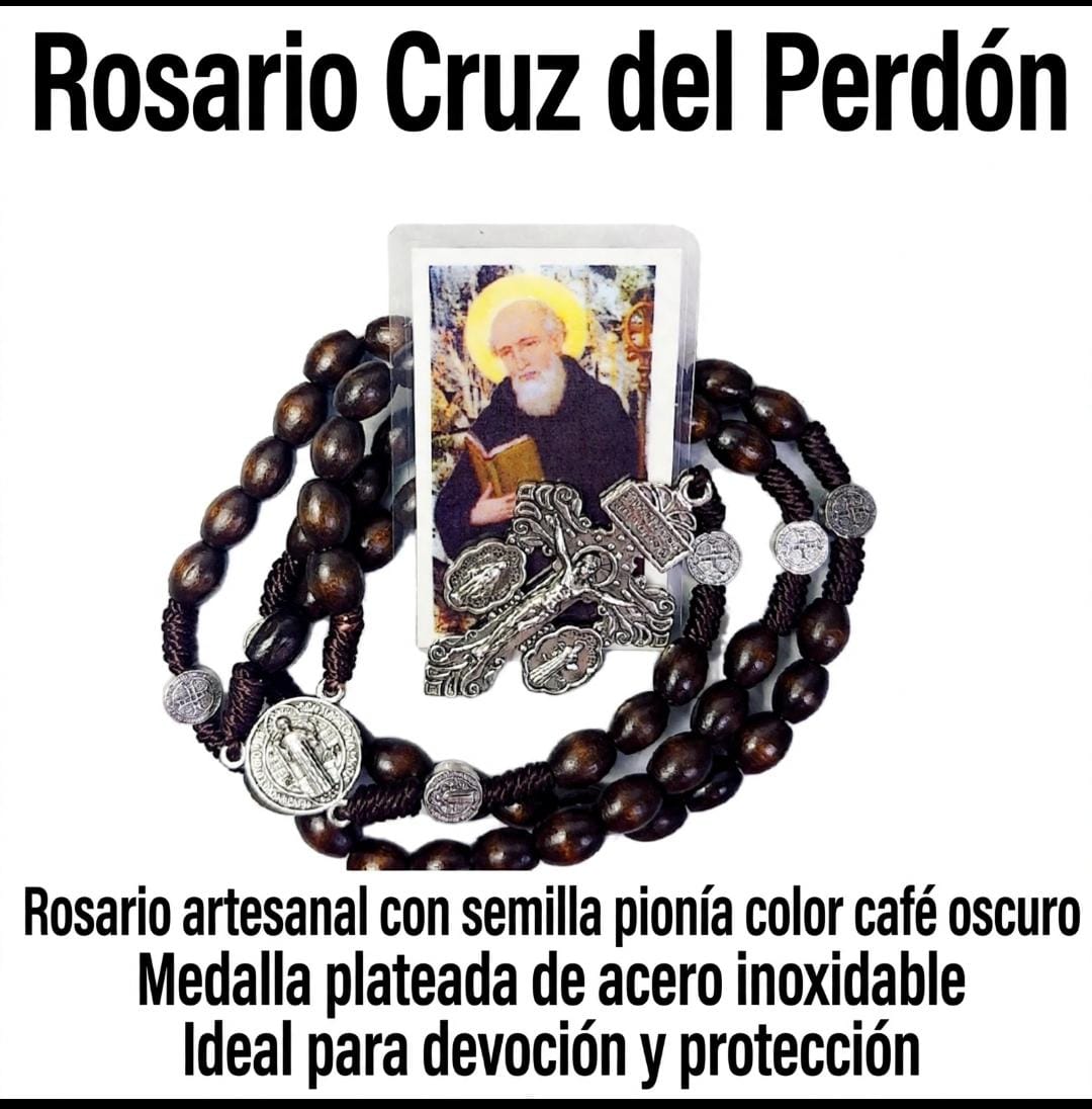 Cruz del perdón Rosario con oración san Benito